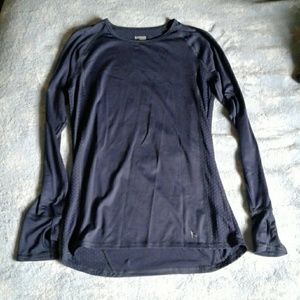 Dark gray fitted long sleeve